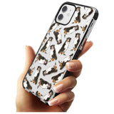 Bernese Mountain Dog Watercolour Dog Pattern Black Impact Phone Case for iPhone 11