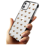 Shih Tzu Dog Pattern Clear Black Impact Phone Case for iPhone 11