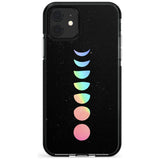 Pastel Moon Phases Pink Fade Impact Phone Case for iPhone 11 Pro Max