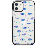 Duotone Psychedelic Eyes  Black Impact Phone Case - Case Warehouse