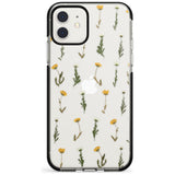 Pressed Flower iPhone Case  Black Impact Phone Case - Case Warehouse