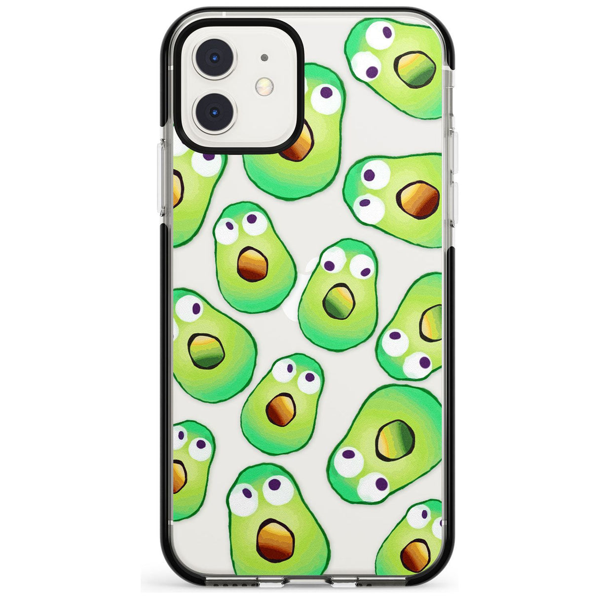 Shocked Avocados Black Impact Phone Case for iPhone 11 Pro Max