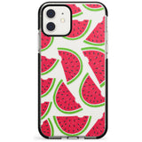 Watermelon Pattern Black Impact Phone Case for iPhone 11 Pro Max