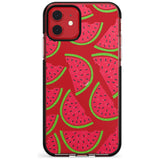 Watermelon Pattern Black Impact Phone Case for iPhone 11 Pro Max