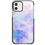 Light Blue Galaxy Pattern Design Black Impact Phone Case for iPhone 11