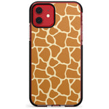 Giraffe Pattern Black Impact Phone Case for iPhone 11 Pro Max