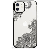 Black Henna Botanicals Black Impact Phone Case for iPhone 11 Pro Max