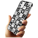 Checkerboard Heads Black Impact Phone Case for iPhone 11 Pro Max