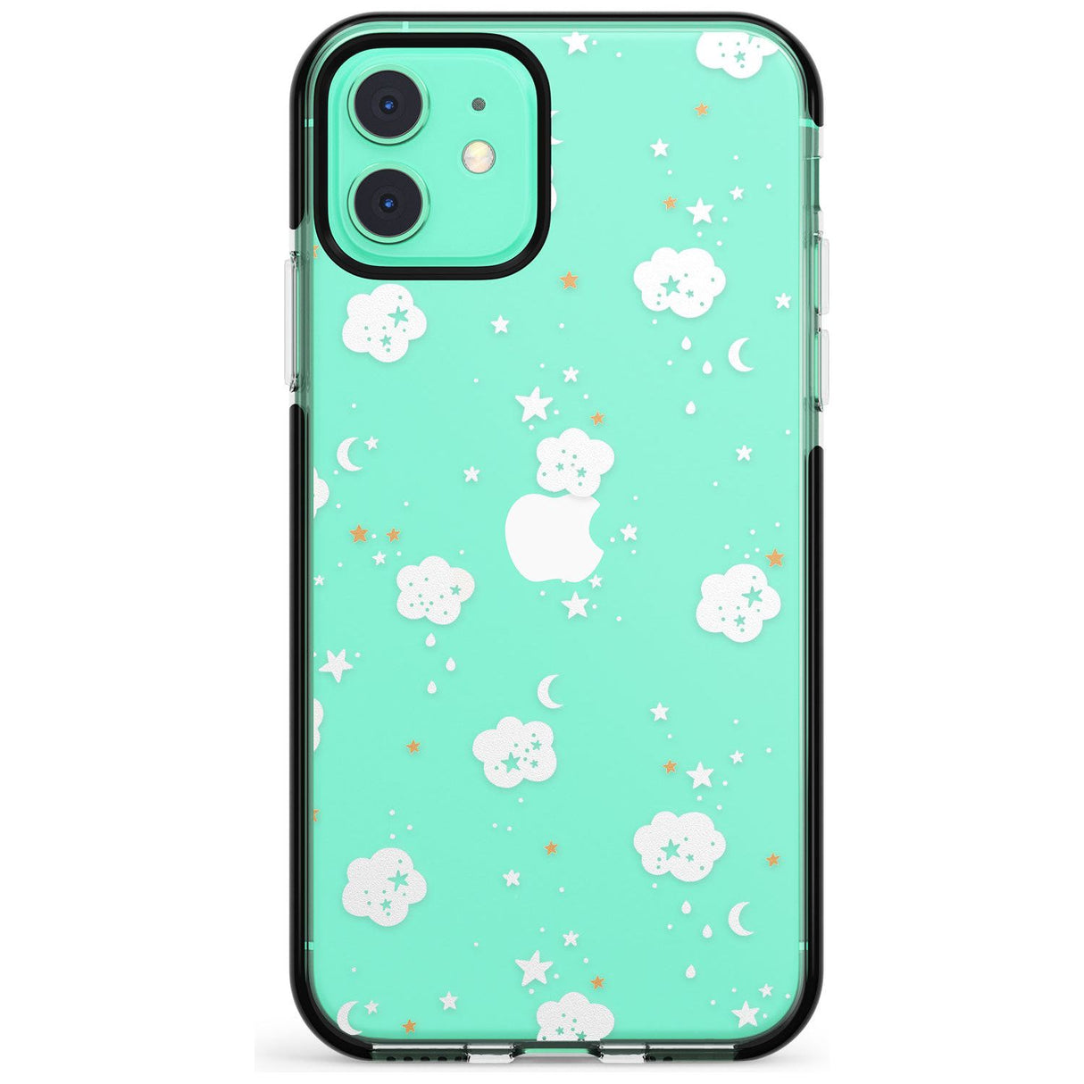 Stars & Clouds Pink Fade Impact Phone Case for iPhone 11 Pro Max