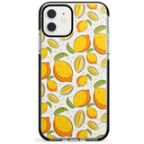 Lemon Pattern Black Impact Phone Case for iPhone 11 Pro Max