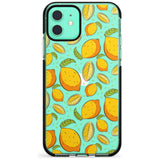 Lemon Pattern Black Impact Phone Case for iPhone 11 Pro Max