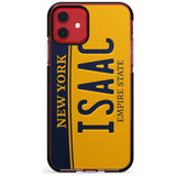 New York License Plate Pink Fade Impact Phone Case for iPhone 11 Pro Max