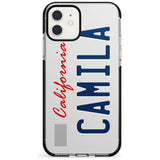 California License Plate Pink Fade Impact Phone Case for iPhone 11 Pro Max