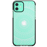 Large White Mandala Transparent Design Pink Fade Impact Phone Case for iPhone 11 Pro Max