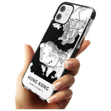 Map of Hong Kong Black Impact Phone Case for iPhone 11