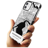 Map of Jacksonville, Florida Black Impact Phone Case for iPhone 11