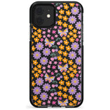 Botanical Bombardment Black Impact Phone Case for iPhone 11 Pro Max