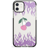 Cherries n' Flames Black Impact Phone Case for iPhone 11 Pro Max