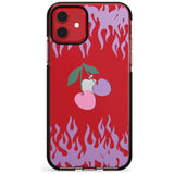 Cherries n' Flames Black Impact Phone Case for iPhone 11 Pro Max