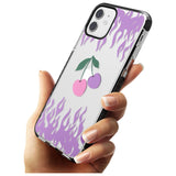 Cherries n' Flames Black Impact Phone Case for iPhone 11 Pro Max