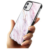 White, Pink & Purple Onyx Marble Texture Pink Fade Impact Phone Case for iPhone 11 Pro Max