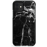 Black Onyx Marble Texture Pink Fade Impact Phone Case for iPhone 11 Pro Max