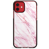 White & Pink Onyx Marble Texture Pink Fade Impact Phone Case for iPhone 11 Pro Max