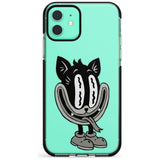 Faded Feline Black Impact Phone Case for iPhone 11 Pro Max