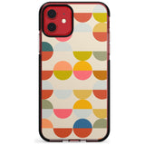 Abstract Retro Shapes: Colourful Circles Pink Fade Impact Phone Case for iPhone 11 Pro Max