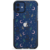 Snake & Moon Pattern (Clear) Pink Fade Impact Phone Case for iPhone 11 Pro Max