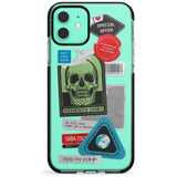 Skull Sticker Mix Pink Fade Impact Phone Case for iPhone 11 Pro Max