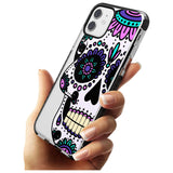 Violet Sugar Skull Black Impact Phone Case for iPhone 11 Pro Max