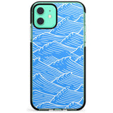 Waves Pattern Black Impact Phone Case for iPhone 11 Pro Max