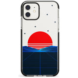 Japanese Sunset Vaporwave Black Impact Phone Case for iPhone 11 Pro Max