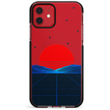 Japanese Sunset Vaporwave Black Impact Phone Case for iPhone 11 Pro Max