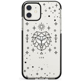 Leo Emblem - Transparent Design Black Impact Phone Case for iPhone 11