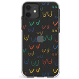 Boob Pattern (Mixed Colours) Slim TPU Phone Case for iPhone 11