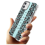 Custom Blue Leopard Spots iPhone Case   Custom Phone Case - Case Warehouse