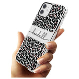 Custom Pink & Cursive Leopard Spots iPhone Case   Custom Phone Case - Case Warehouse