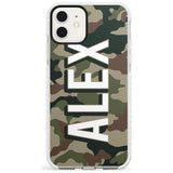 Classic Green Camo Slim TPU Phone Case for iPhone 11