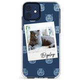 Personalised English Blue Cat Photo Impact Phone Case for iPhone 11