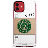 Personalised Coffee Cup Impact Phone Case for iPhone 11