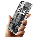 Grey Scale Fashion Collage iPhone Case   Custom Phone Case - Case Warehouse