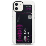 Personalised Concert Ticket Impact Phone Case for iPhone 11