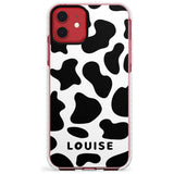 Custom Cow Print Slim TPU Phone Case for iPhone 11