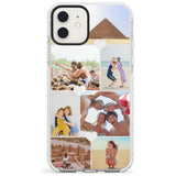 Personalised Heart Photo Grid Impact Phone Case for iPhone 11, iphone 12