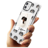 Dachshund, Black- Custom Dog Photo Slim TPU Phone Case for iPhone 11