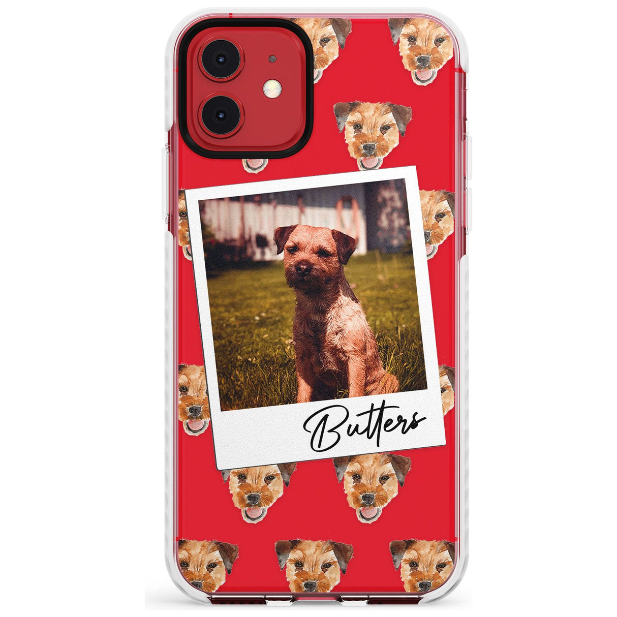 Border Terrier - Custom Dog Photo Slim TPU Phone Case for iPhone 11