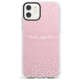 Custom Pink Dots iPhone Case  Impact Case Custom Phone Case - Case Warehouse