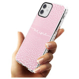 Custom Pink Dots iPhone Case   Custom Phone Case - Case Warehouse